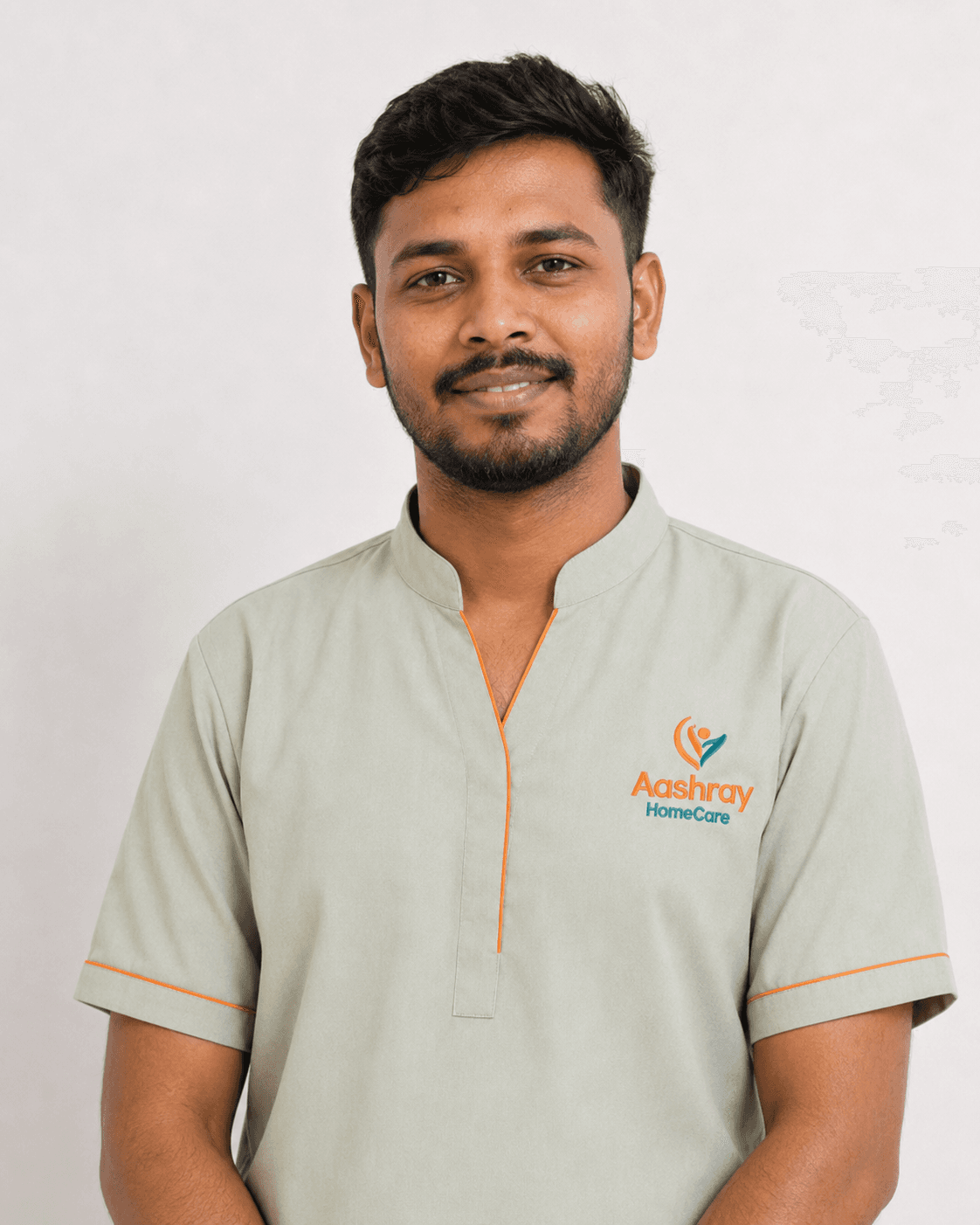 An Aashray trained caretaker